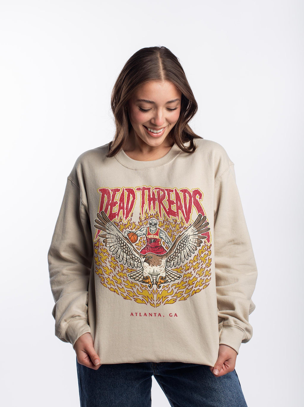 ATLANTA BASKETBALL - CREWNECK SWEATSHIRT product image 6