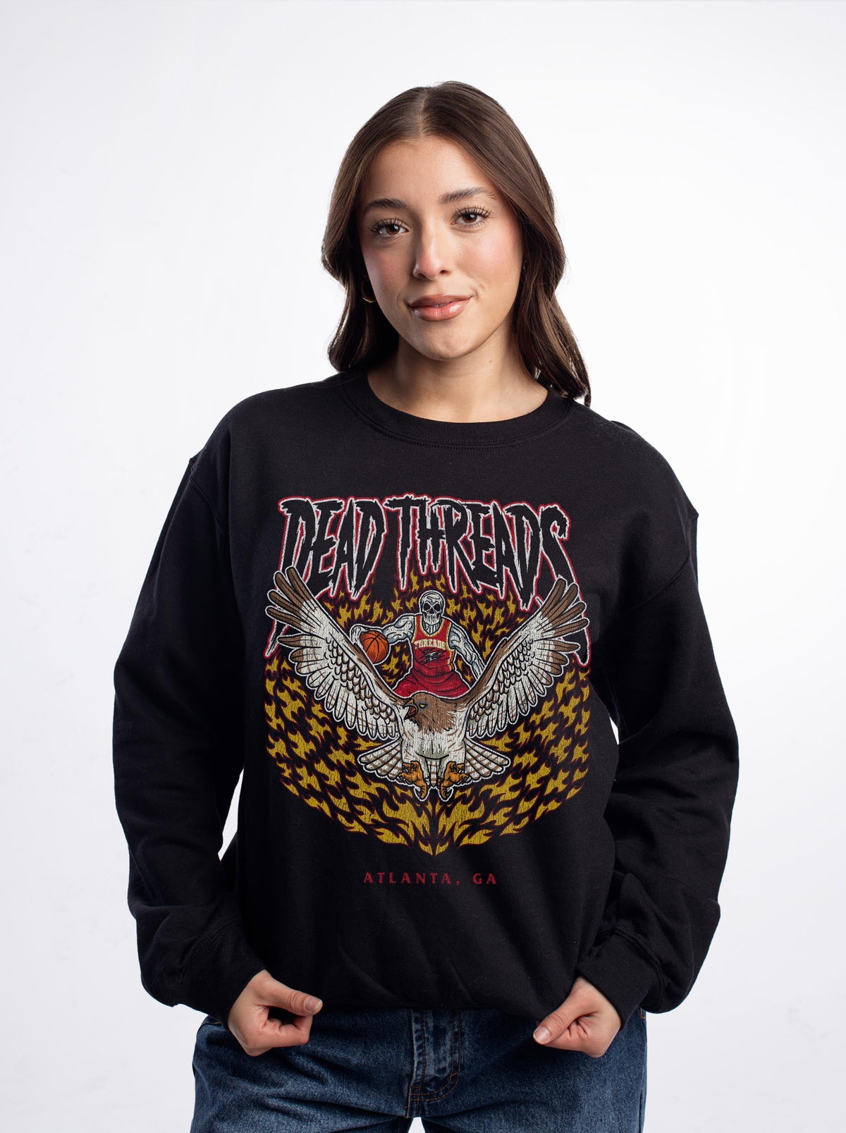 ATLANTA BASKETBALL - CREWNECK SWEATSHIRT product image 2