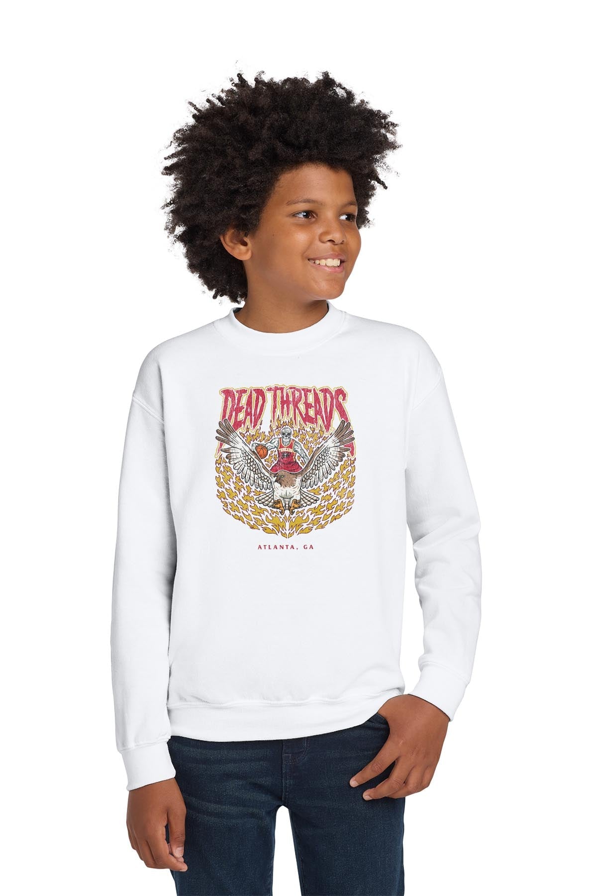 ATLANTA BASKETBALL - KIDS CREWNECK SWEATSHIRT product image 4