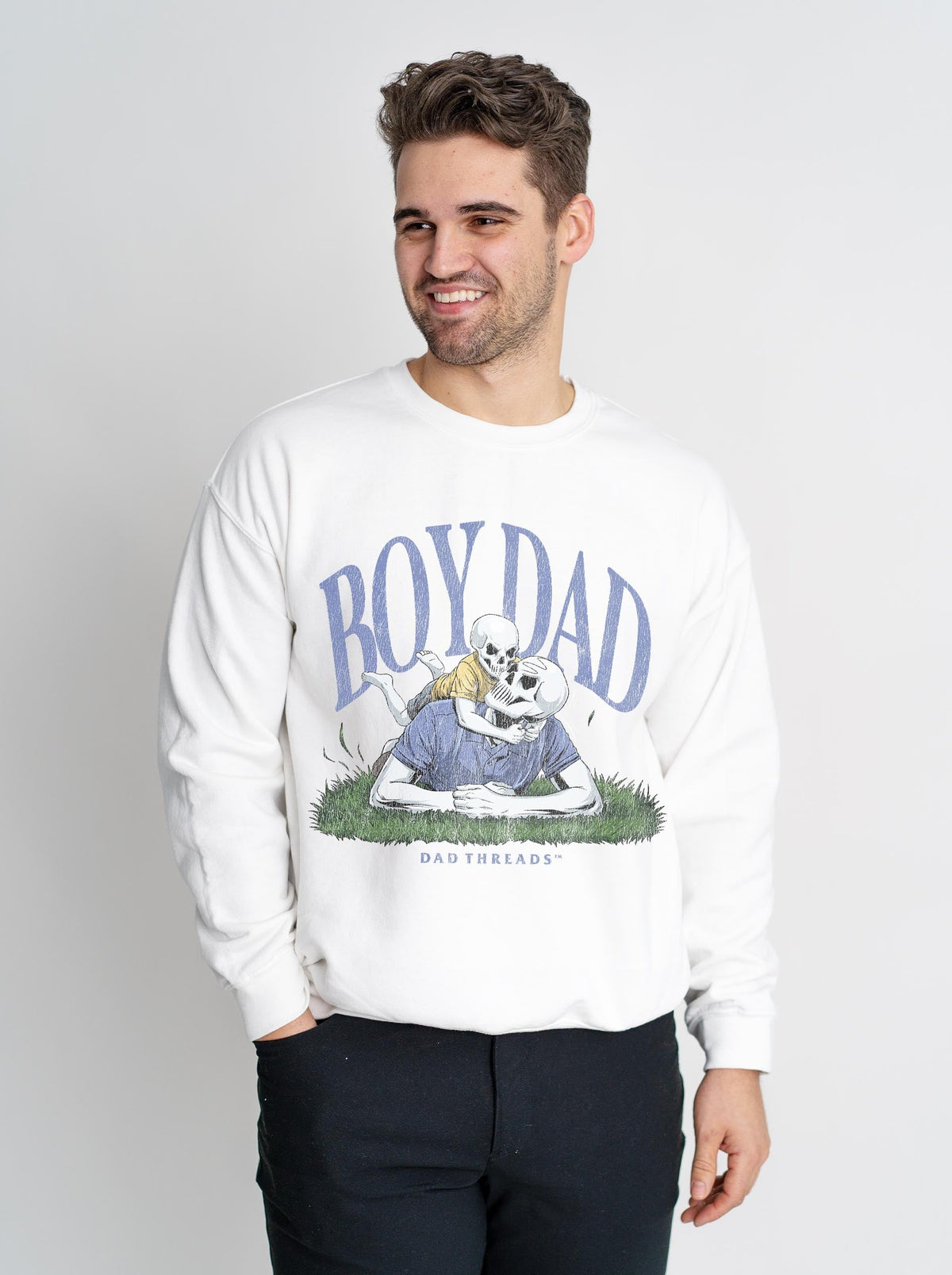 BOY DAD v1 (SOLO PROJECT) - CREWNECK SWEATSHIRT product image 3