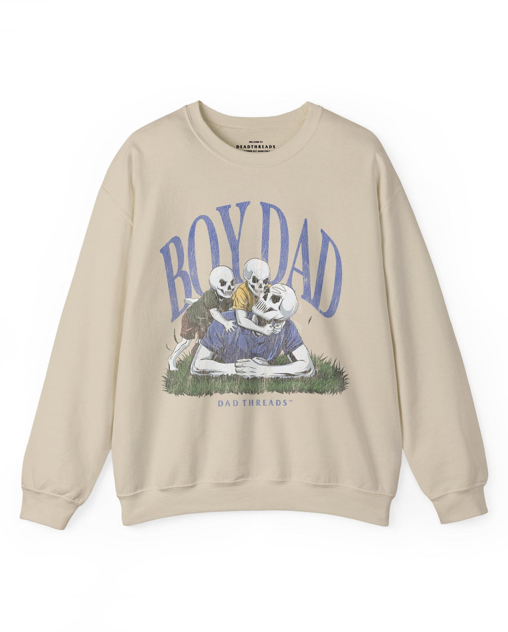BOY DAD v2 (DYNAMIC DUO) - CREWNECK SWEATSHIRT product image 4