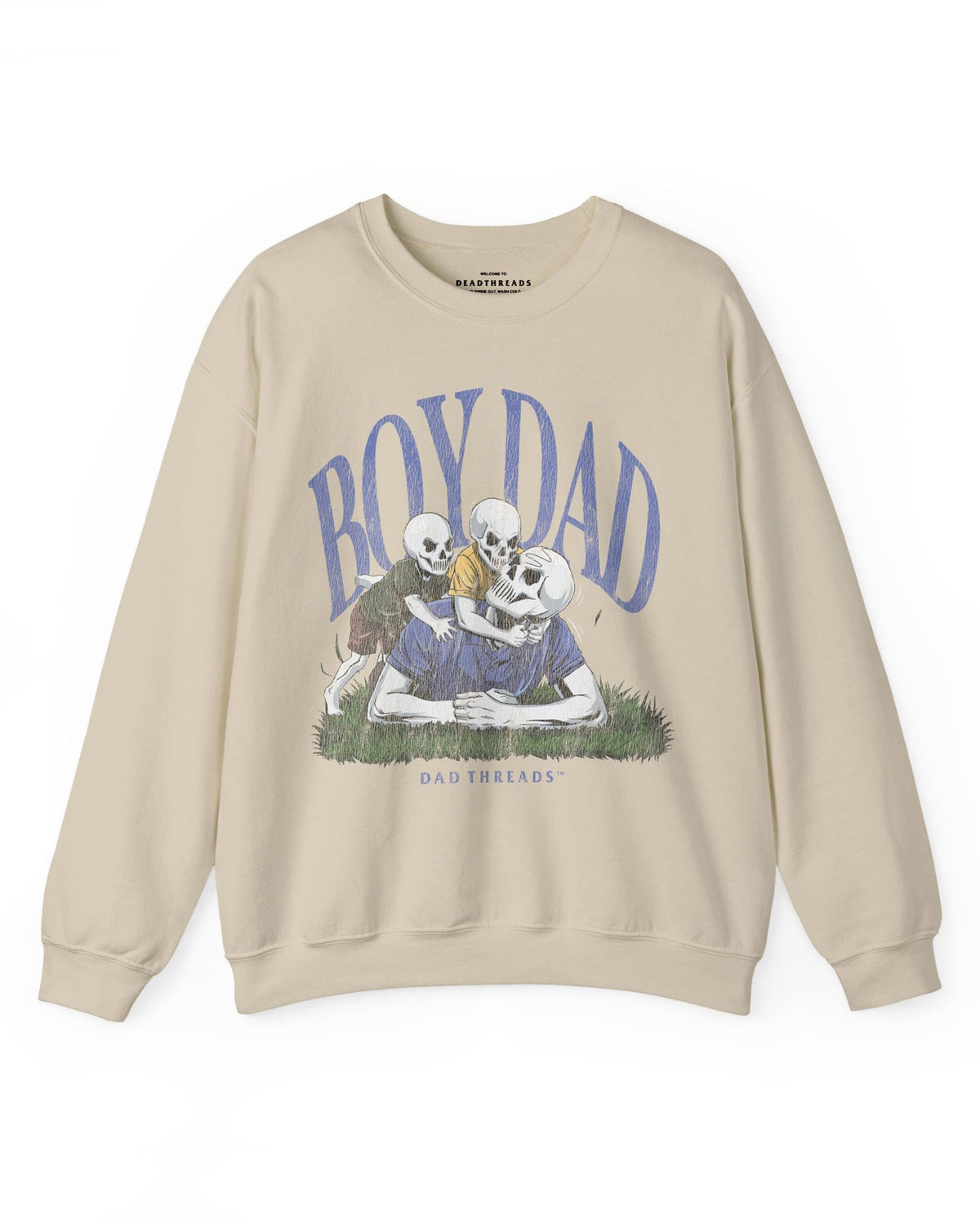 BOY DAD v2 (DYNAMIC DUO) - CREWNECK SWEATSHIRT product image 4