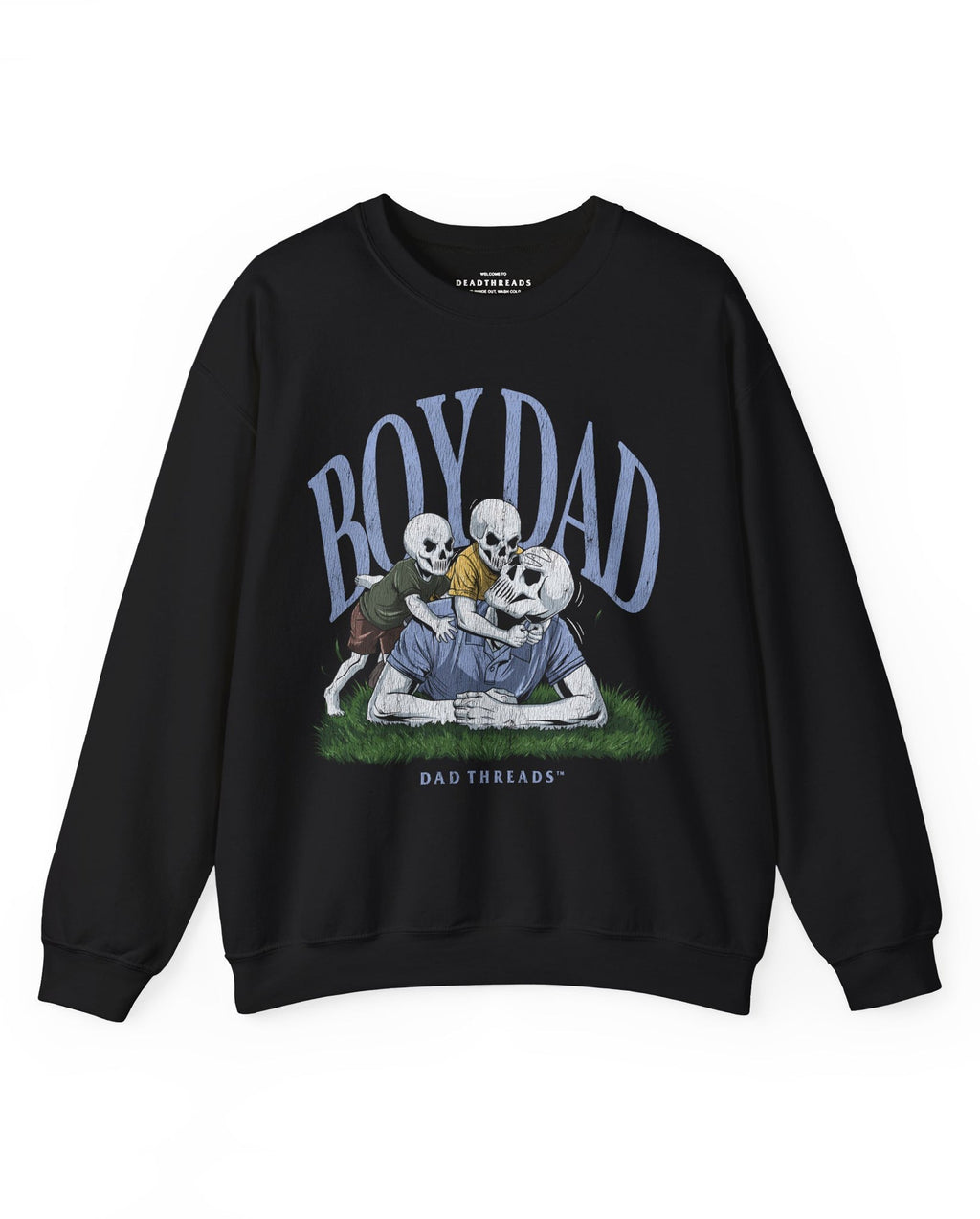 BOY DAD v2 (DYNAMIC DUO) - CREWNECK SWEATSHIRT product image 1