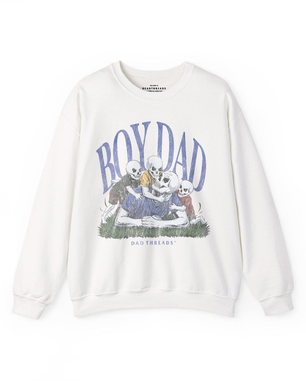 BOY DAD v3 (FULL HOUSE) - CREWNECK SWEATSHIRT product image 2
