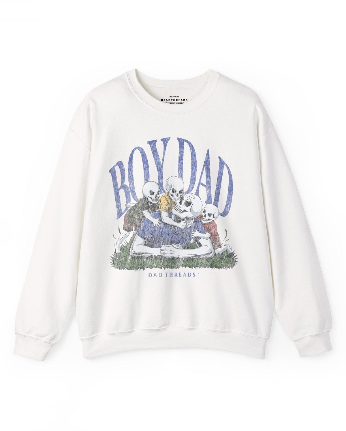 BOY DAD v3 (FULL HOUSE) - CREWNECK SWEATSHIRT product image 2