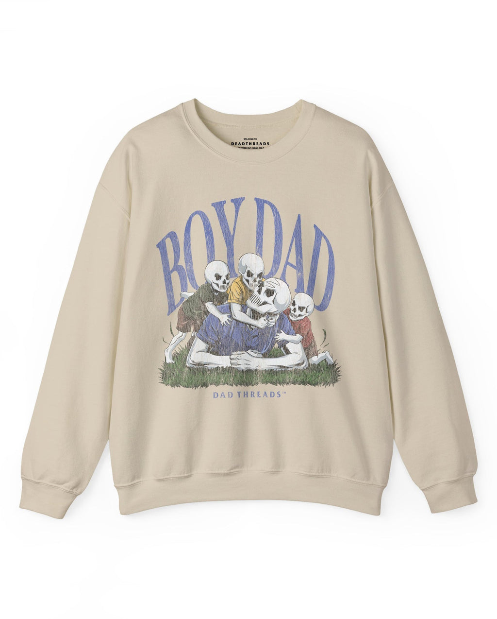 BOY DAD v3 (FULL HOUSE) - CREWNECK SWEATSHIRT product image 4