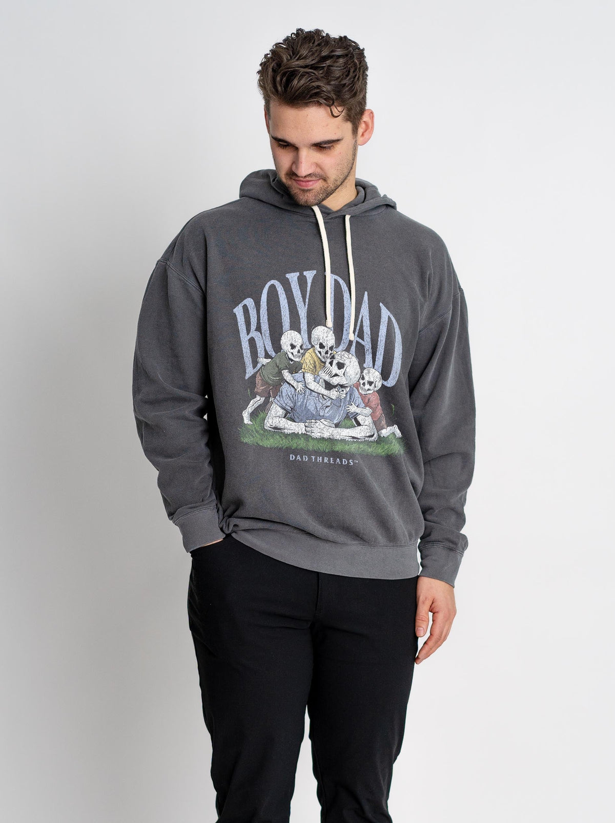 BOY DAD v3 (FULL HOUSE) - LIGHTWEIGHT HOODIE product image 2