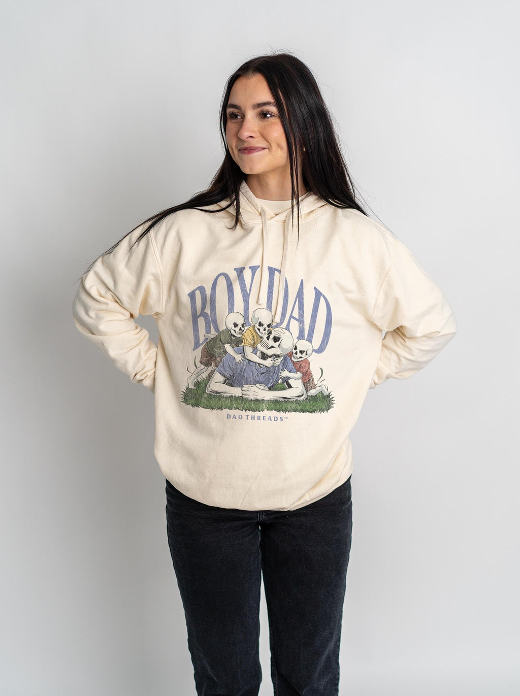 BOY DAD v3 (FULL HOUSE) - LIGHTWEIGHT HOODIE product image 4