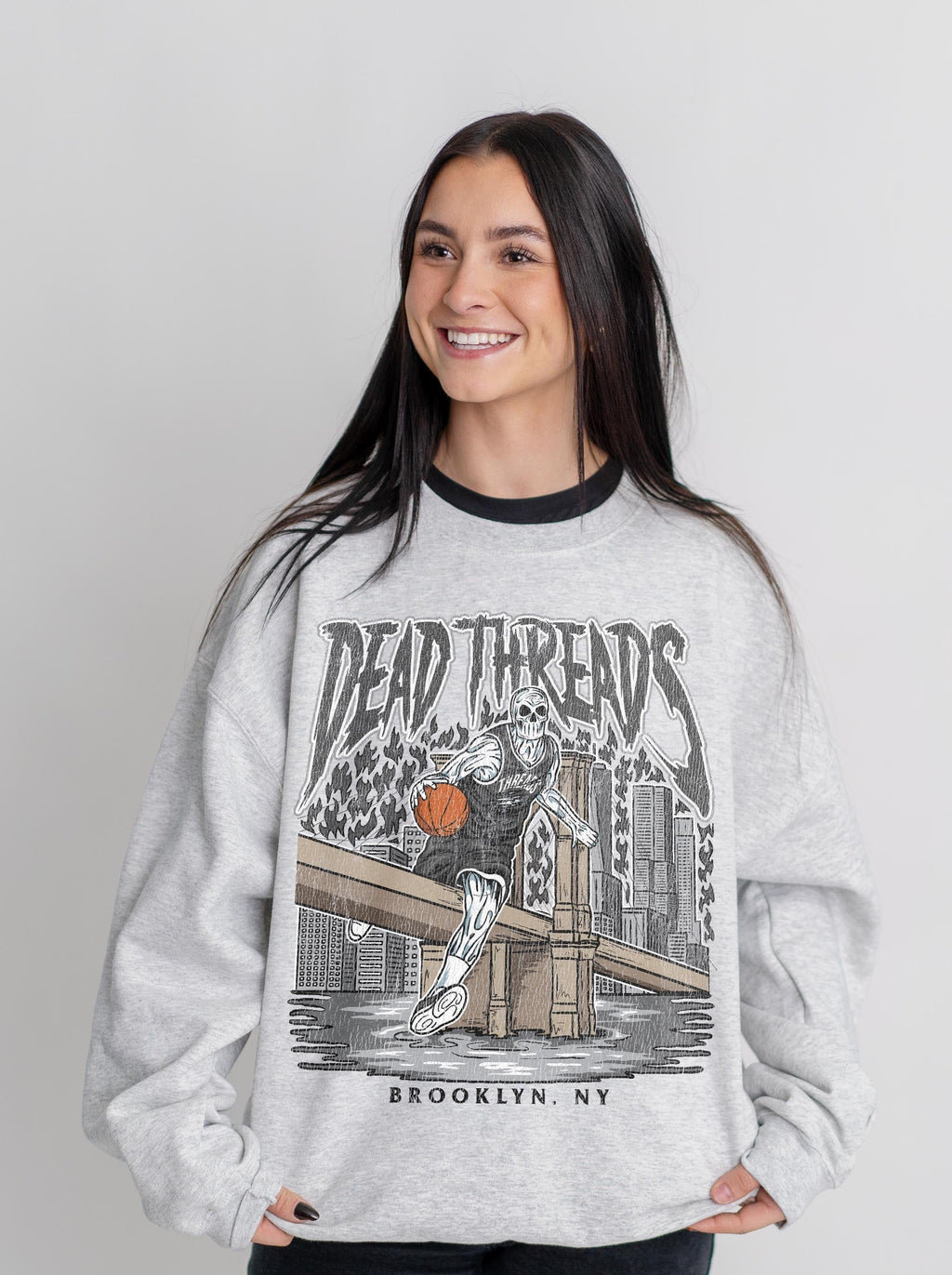 BROOKLYN BASKETBALL - CREWNECK SWEATSHIRT product image 8