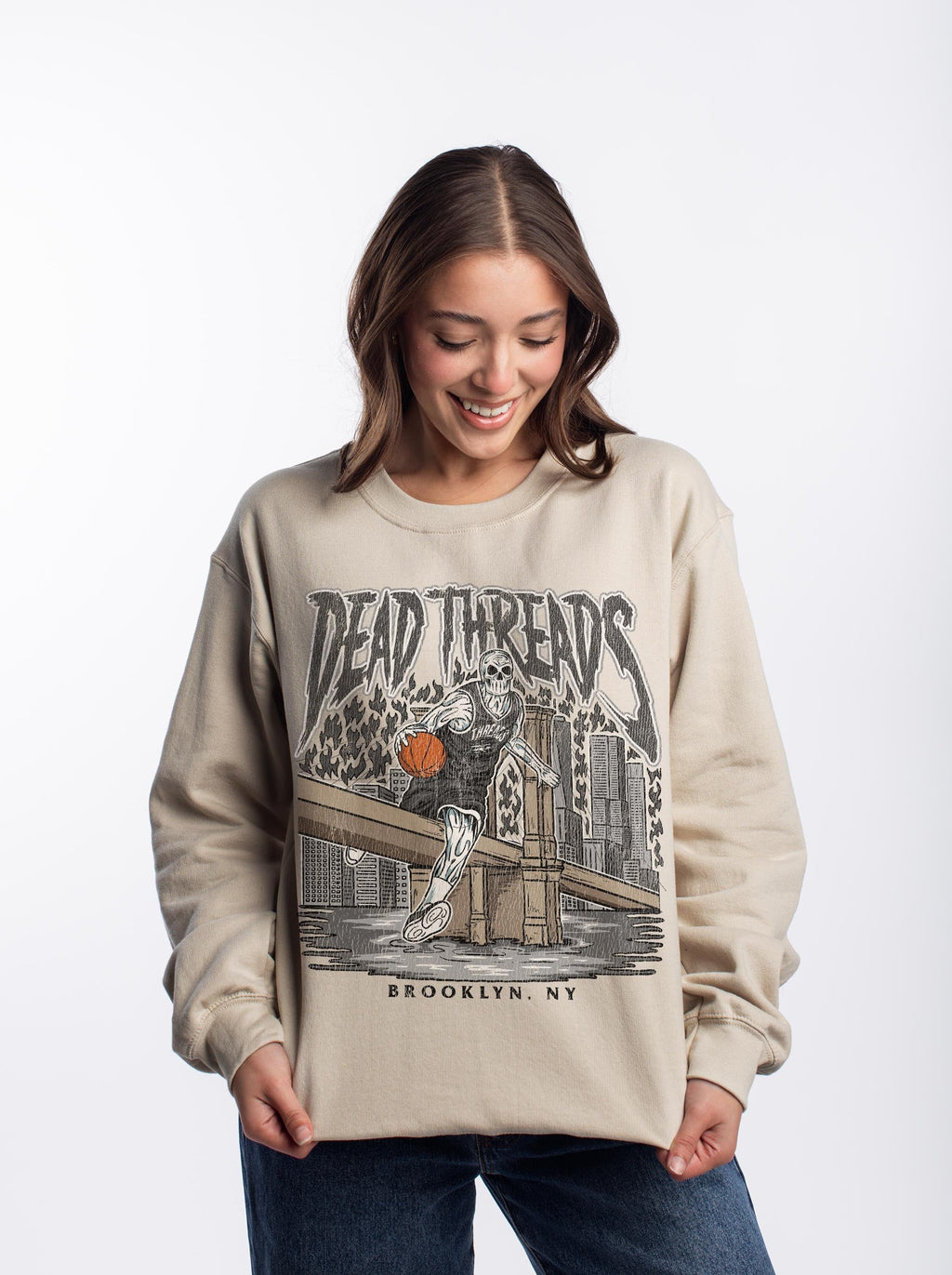 BROOKLYN BASKETBALL - CREWNECK SWEATSHIRT product image 6