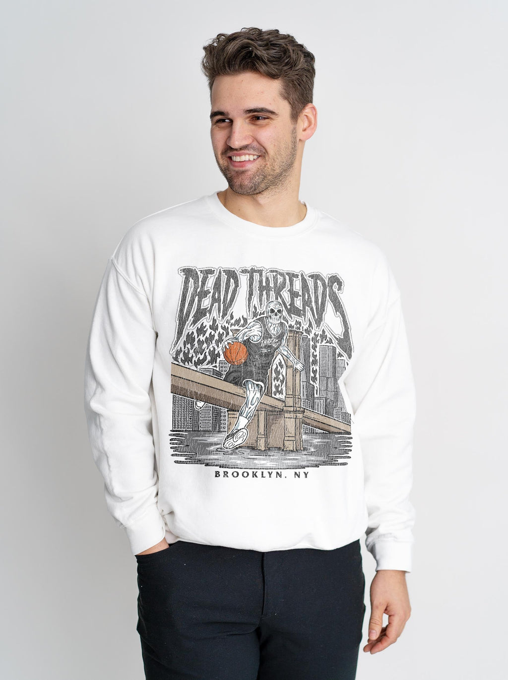BROOKLYN BASKETBALL - CREWNECK SWEATSHIRT product image 4