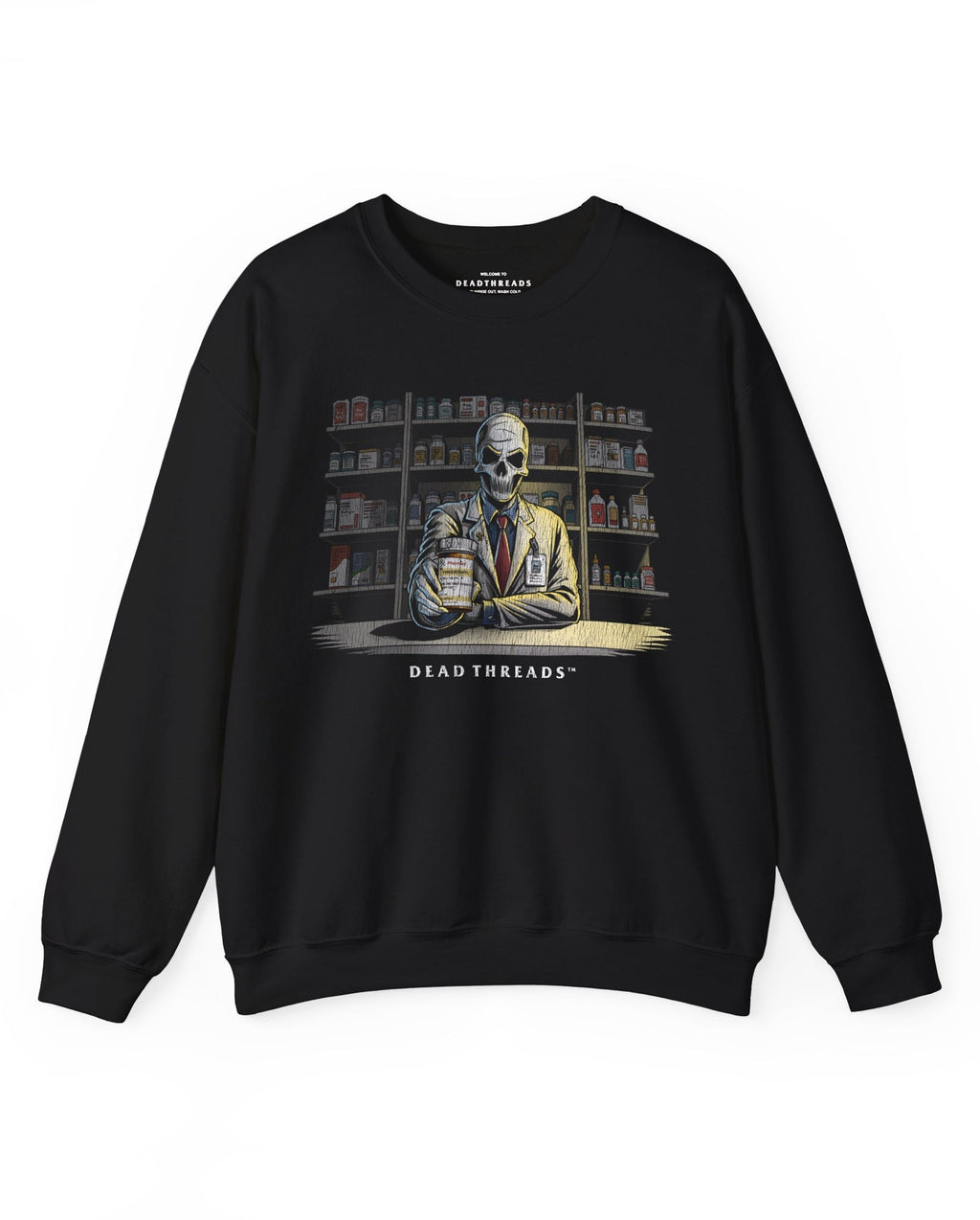 CRYPTS & SCRIPTS (PHARMACIST, MALE) - CREWNECK SWEATSHIRT product image 1