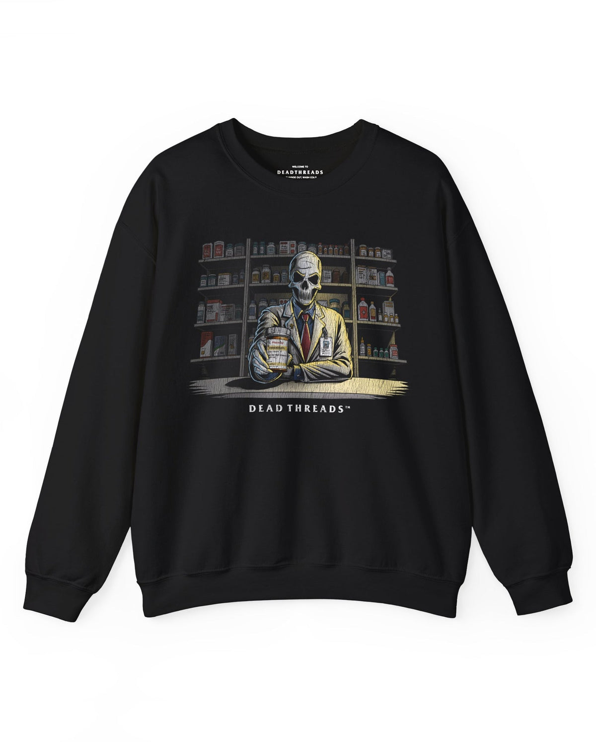 CRYPTS & SCRIPTS (PHARMACIST, MALE) - CREWNECK SWEATSHIRT product image 1