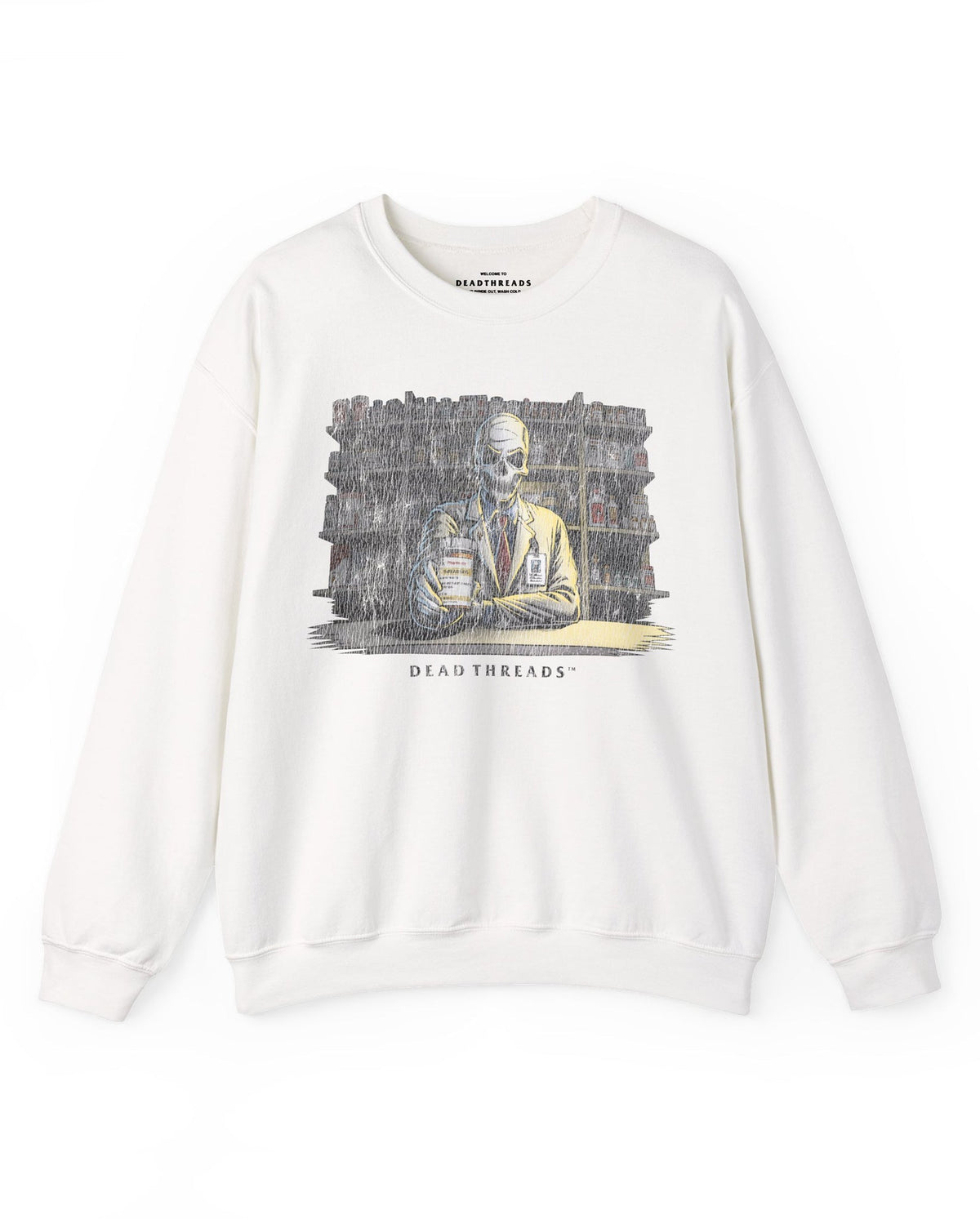 CRYPTS & SCRIPTS (PHARMACIST, MALE) - CREWNECK SWEATSHIRT product image 2