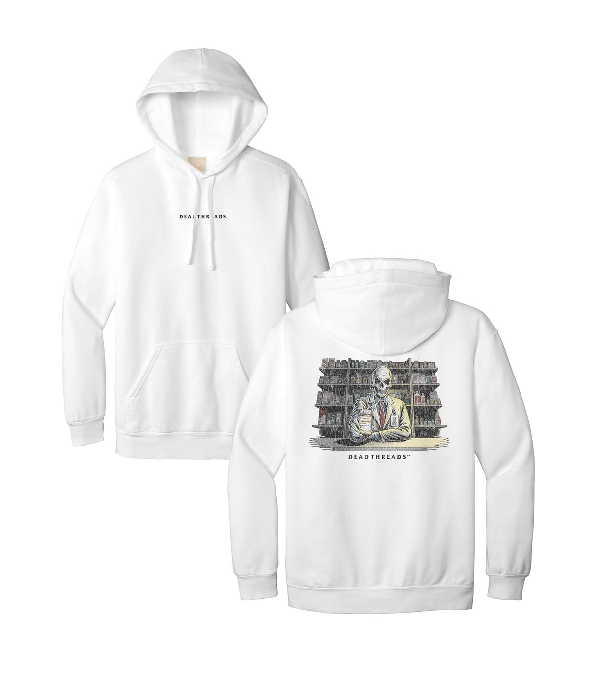 CRYPTS & SCRIPTS (PHARMACIST, MALE) - “DT ESSENTIAL" HOODIE product image 4
