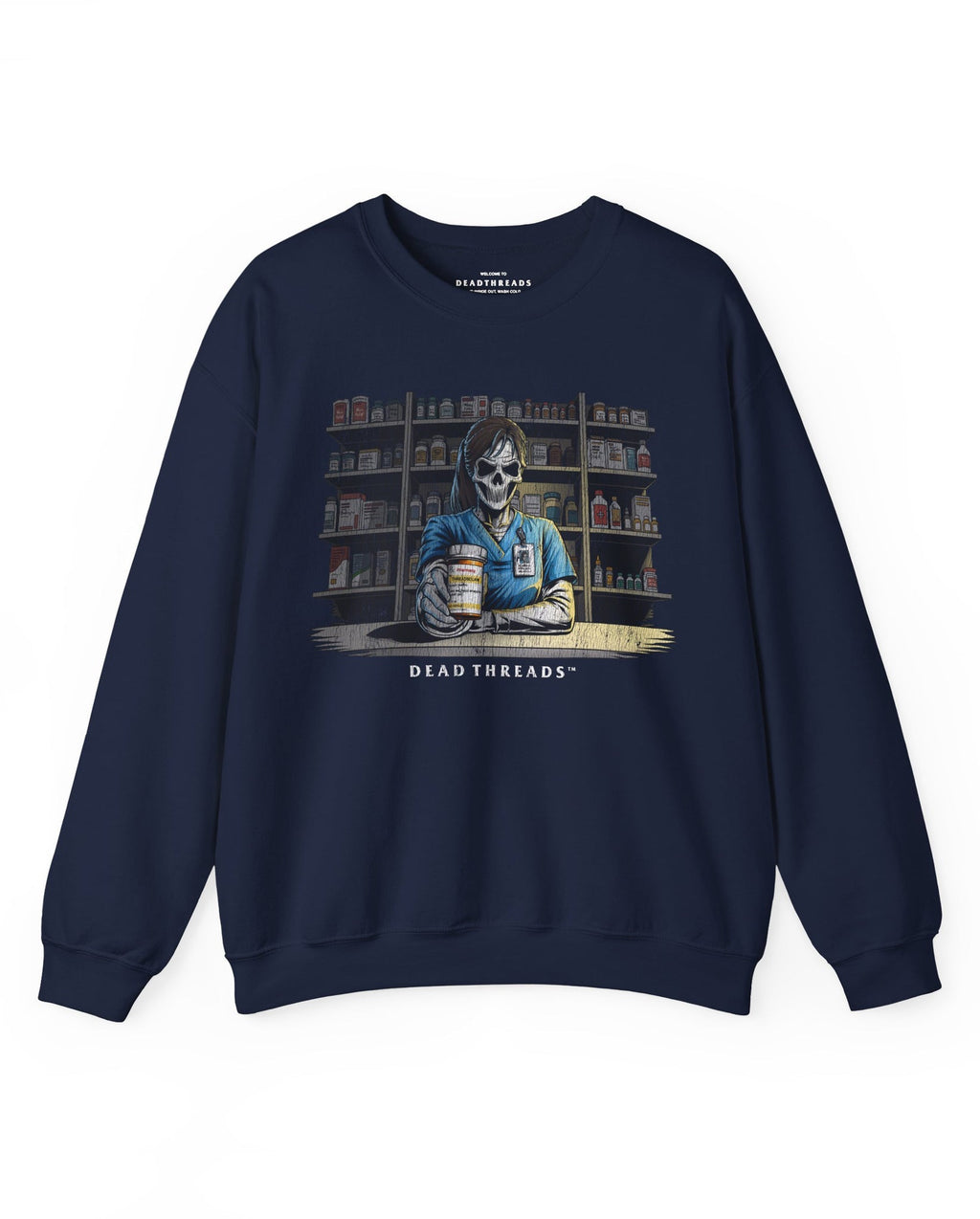 CRYPTS & SCRIPTS (PHARMACY TECH, FEMALE) - CREWNECK product image 4