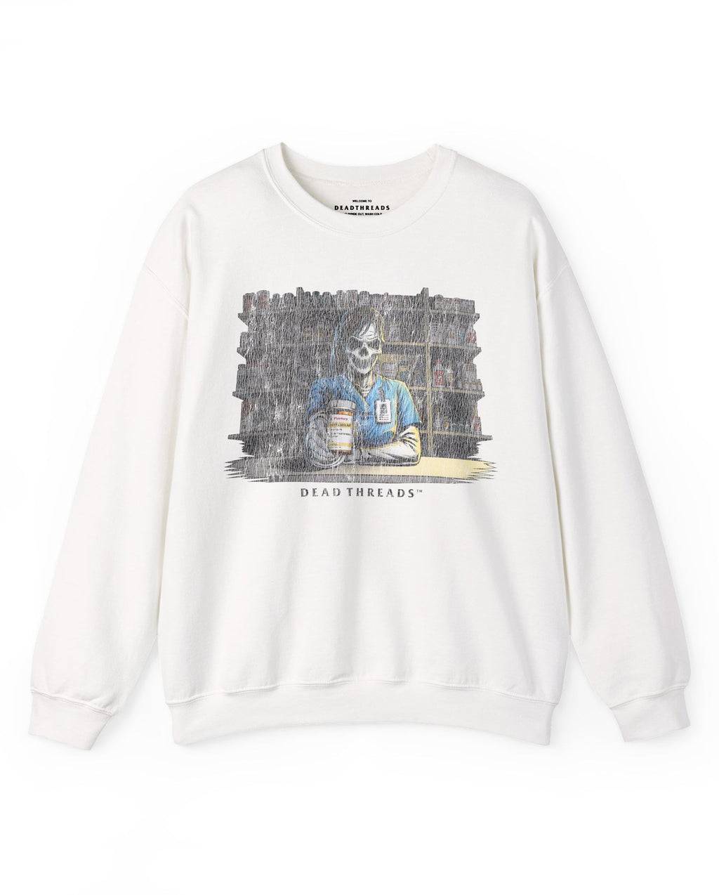 CRYPTS & SCRIPTS (PHARMACY TECH, FEMALE) - CREWNECK product image 3