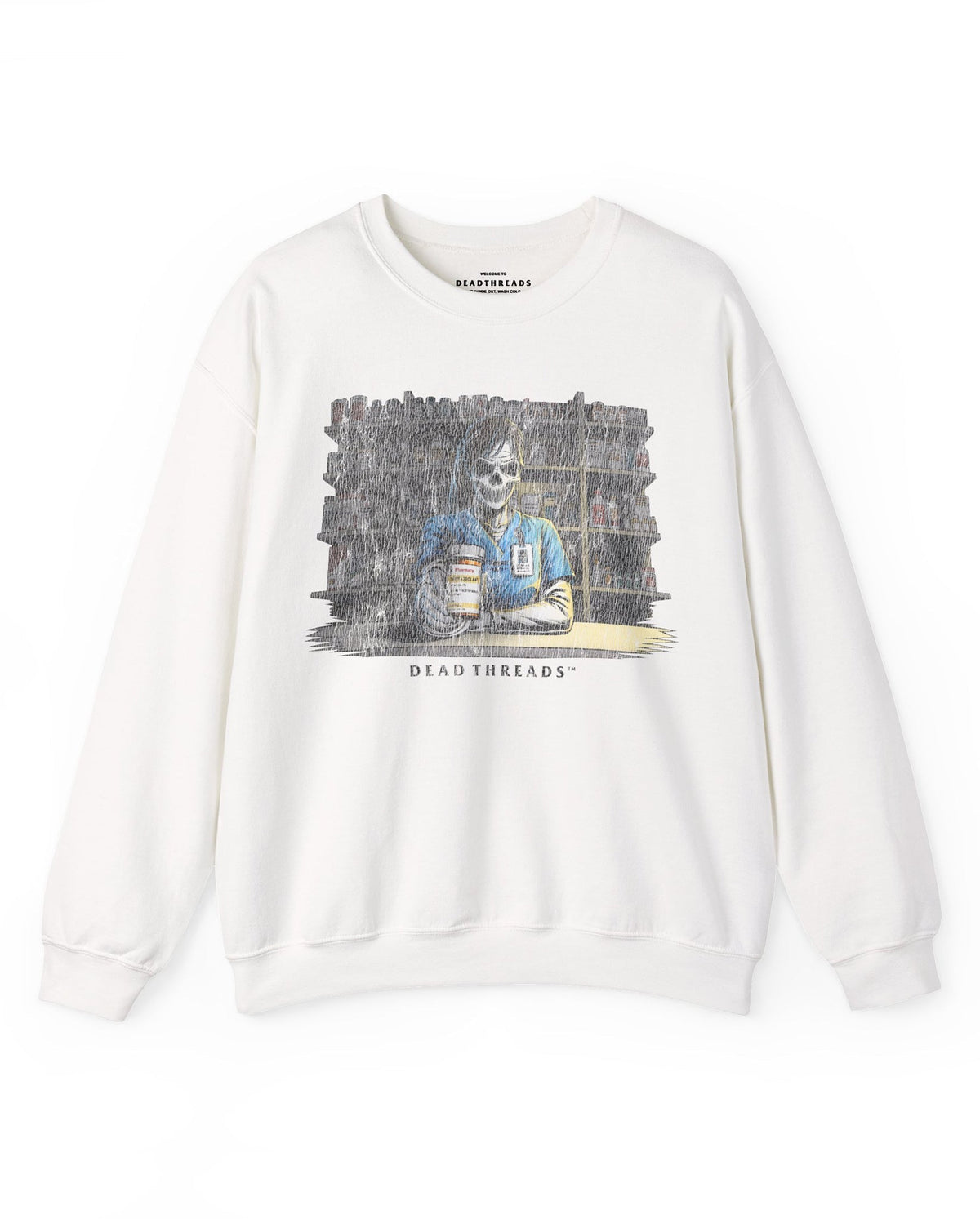 CRYPTS & SCRIPTS (PHARMACY TECH, FEMALE) - CREWNECK product image 3