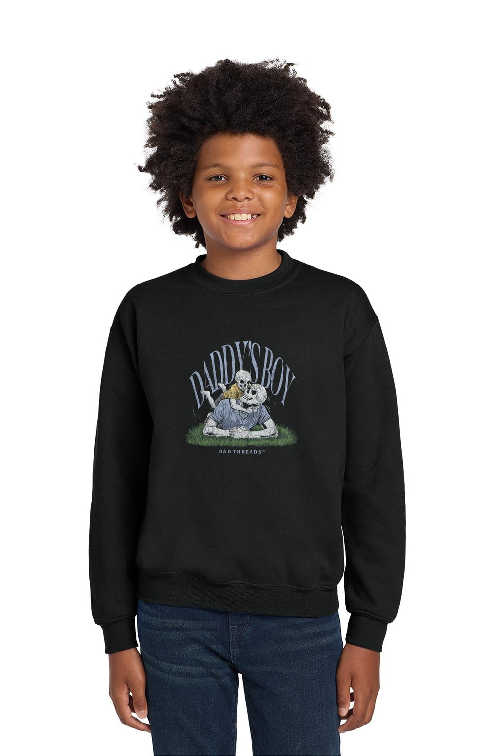 DADDY’S BOY - KIDS CREWNECK SWEATSHIRT product image 1