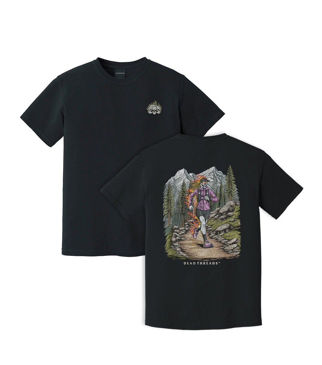 ENTRAIL RUN (FEMALE) - “3 SKULL” PREMIUM T-SHIRT product image 5