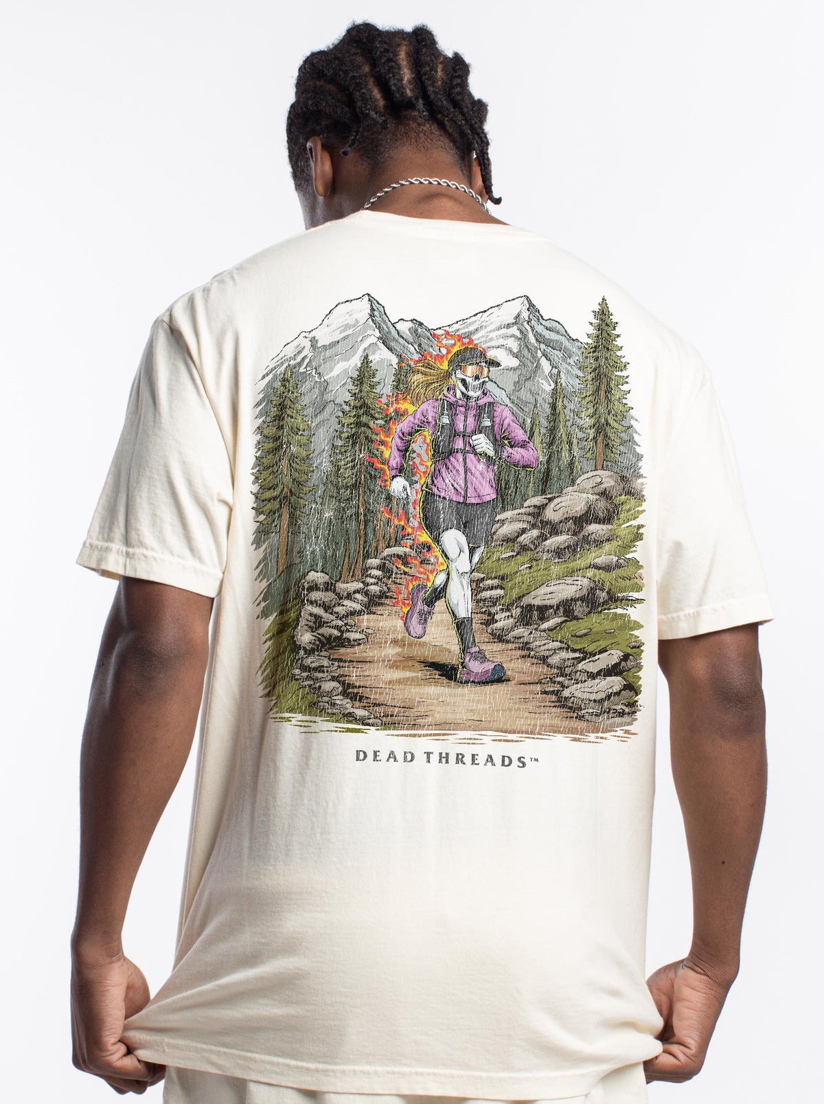 ENTRAIL RUN (FEMALE) - “3 SKULL” PREMIUM T-SHIRT product image 13