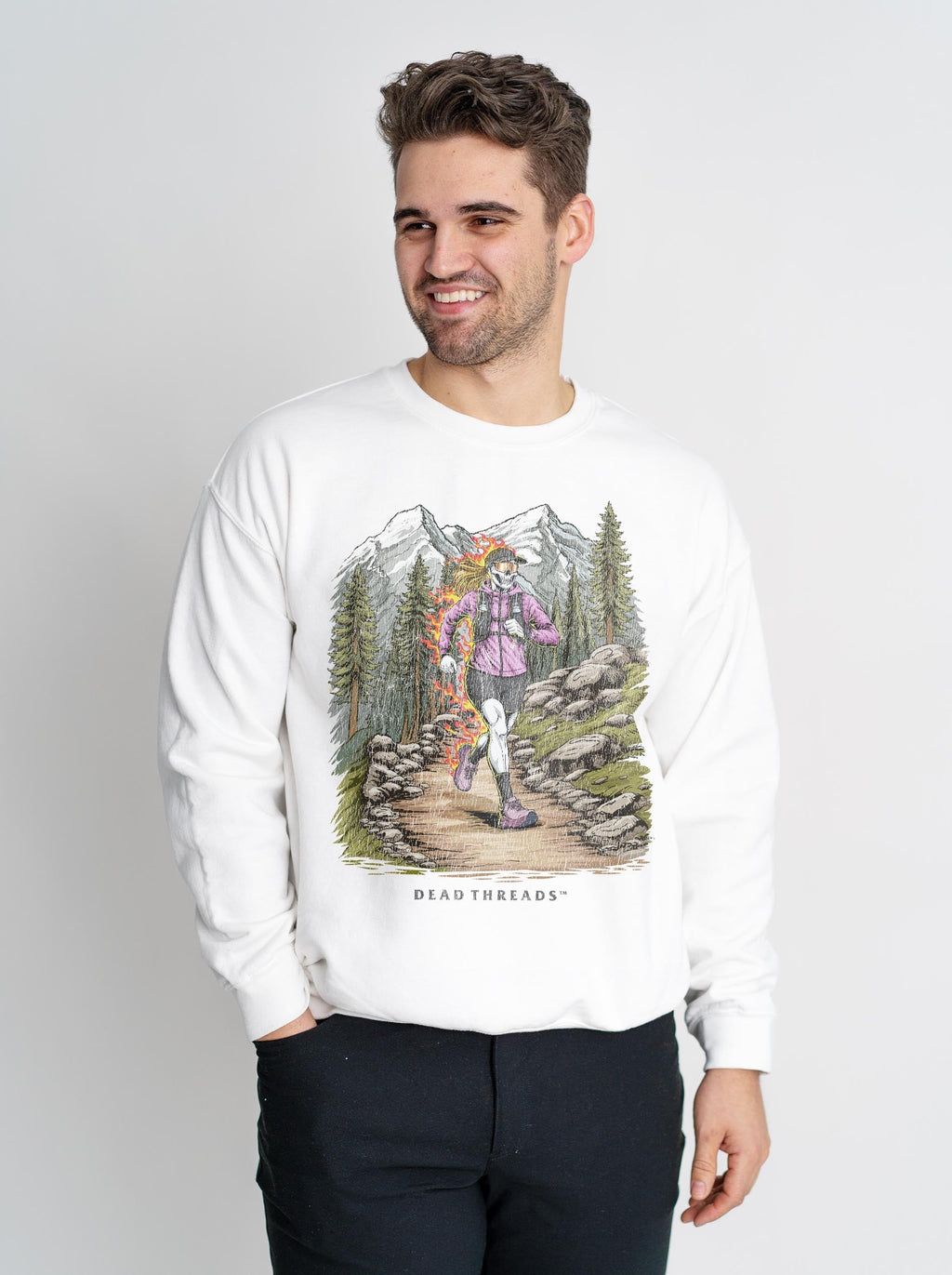 ENTRAIL RUN (FEMALE) - CREWNECK SWEATSHIRT product image 4