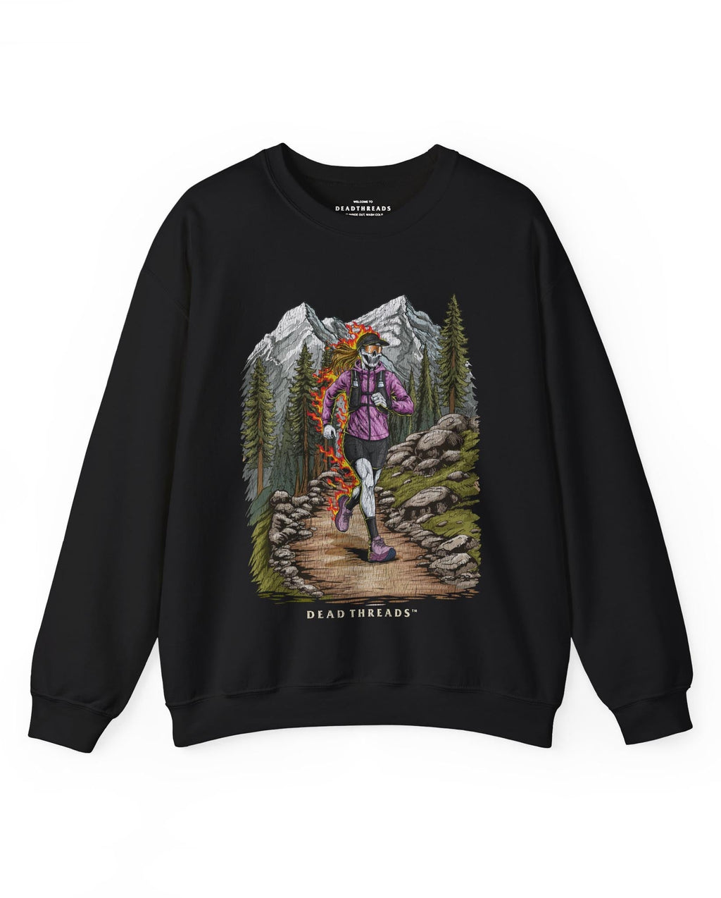 ENTRAIL RUN (FEMALE) - CREWNECK SWEATSHIRT product image 1