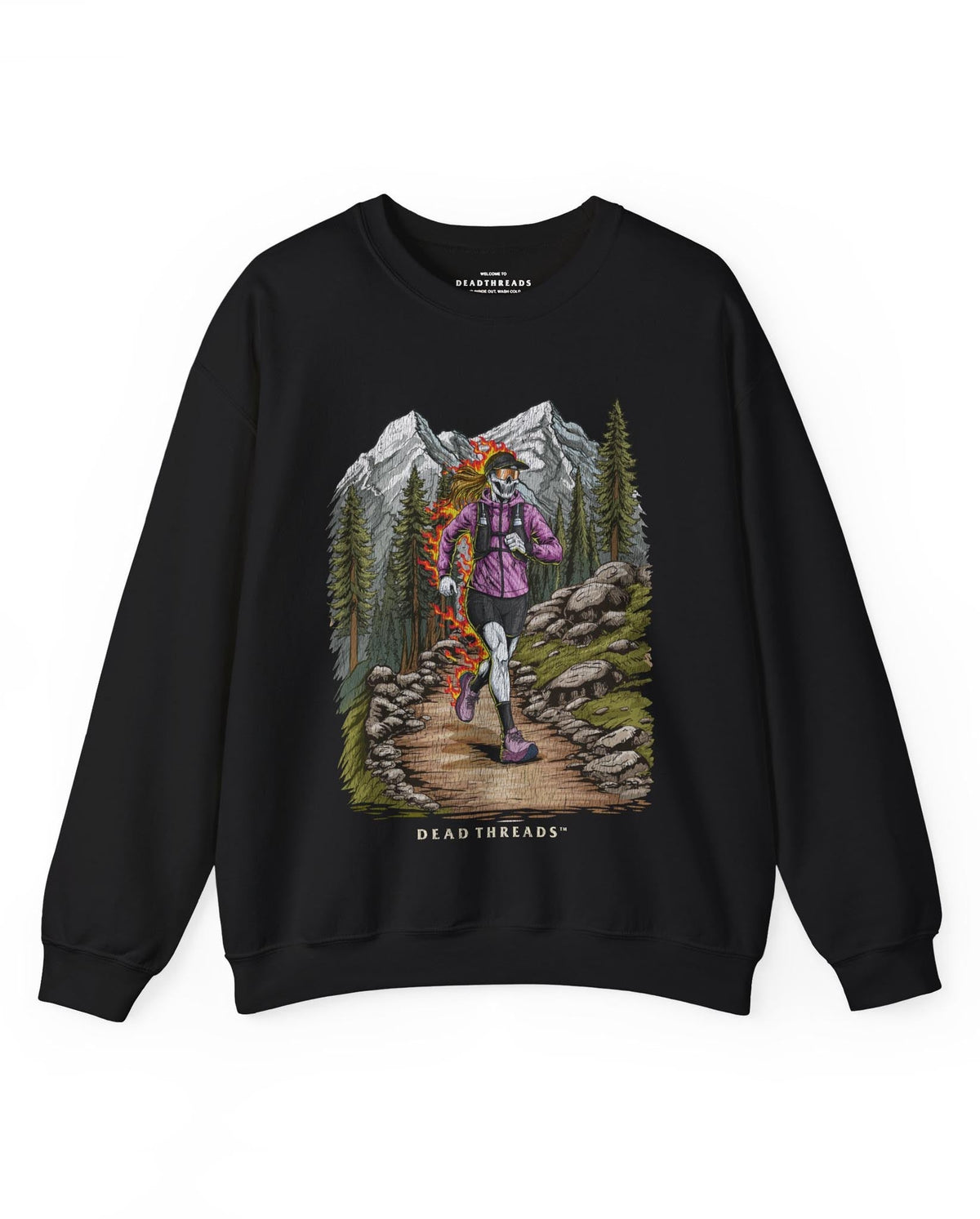 ENTRAIL RUN (FEMALE) - CREWNECK SWEATSHIRT product image 1