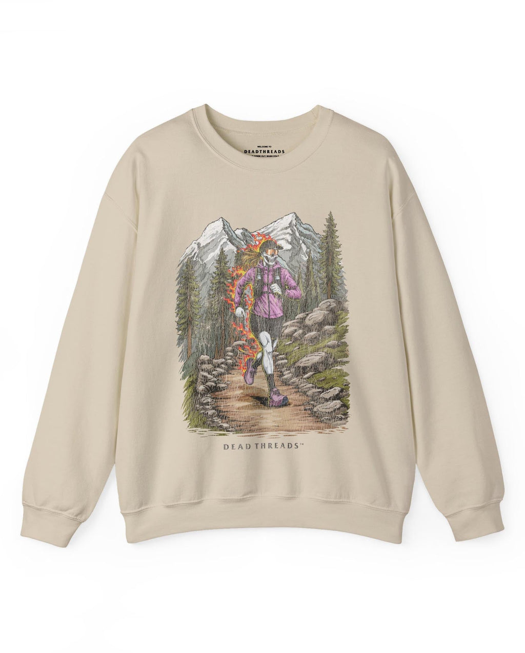 ENTRAIL RUN (FEMALE) - CREWNECK SWEATSHIRT product image 5