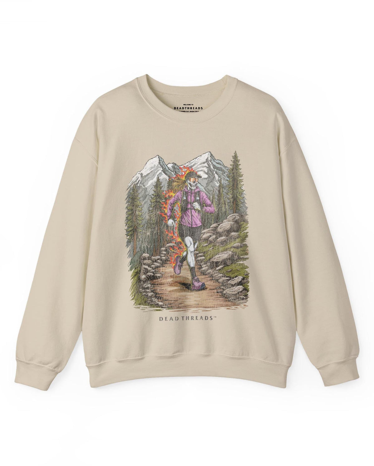 ENTRAIL RUN (FEMALE) - CREWNECK SWEATSHIRT product image 5