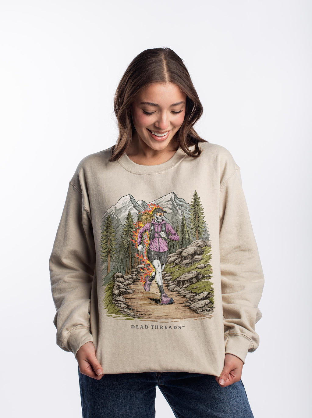 ENTRAIL RUN (FEMALE) - CREWNECK SWEATSHIRT product image 6