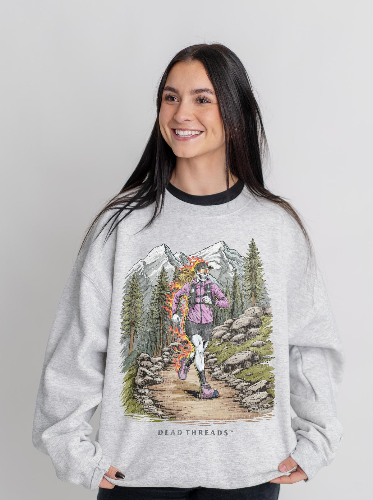ENTRAIL RUN (FEMALE) - CREWNECK SWEATSHIRT product image 8