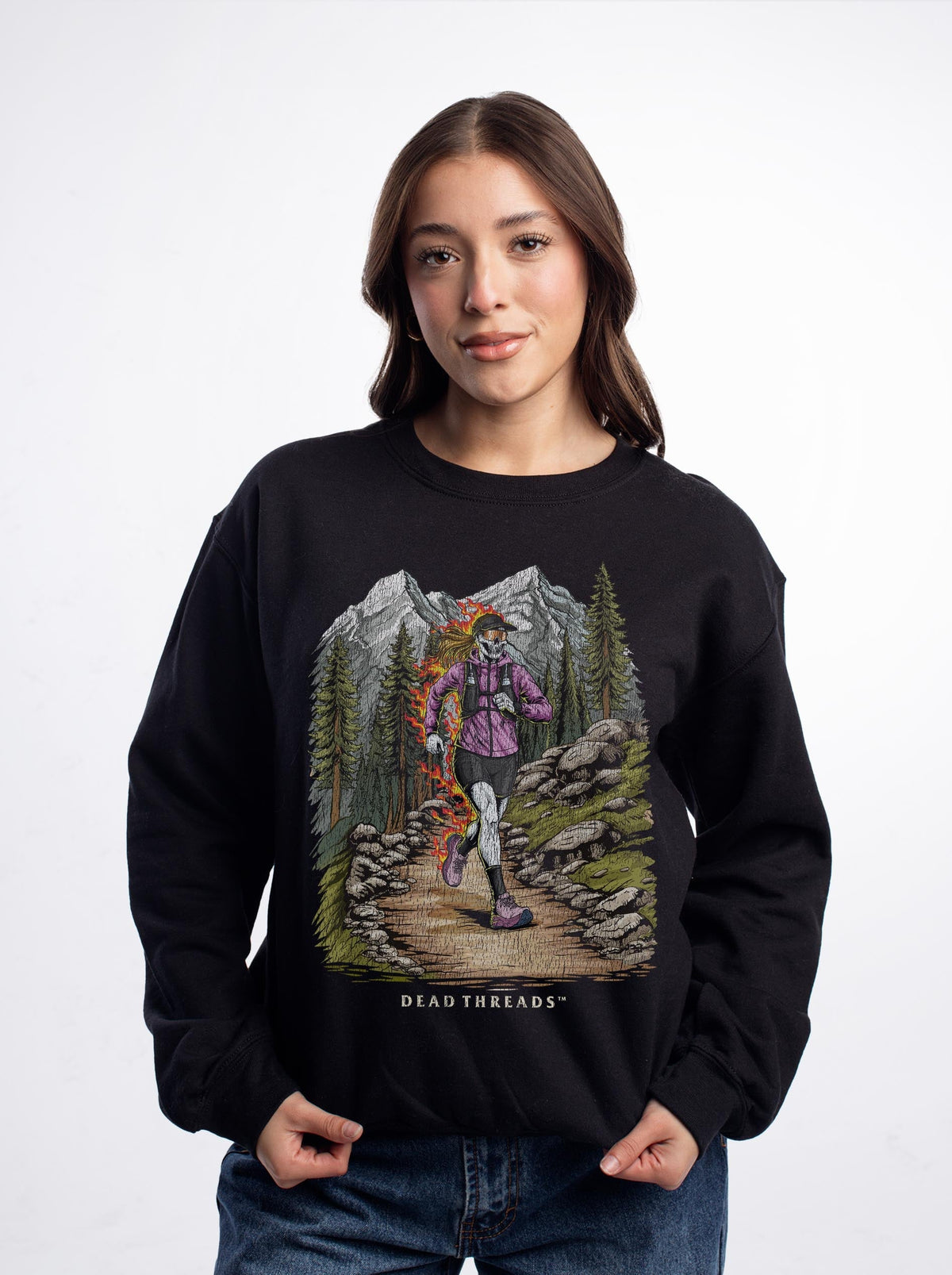 ENTRAIL RUN (FEMALE) - CREWNECK SWEATSHIRT product image 2