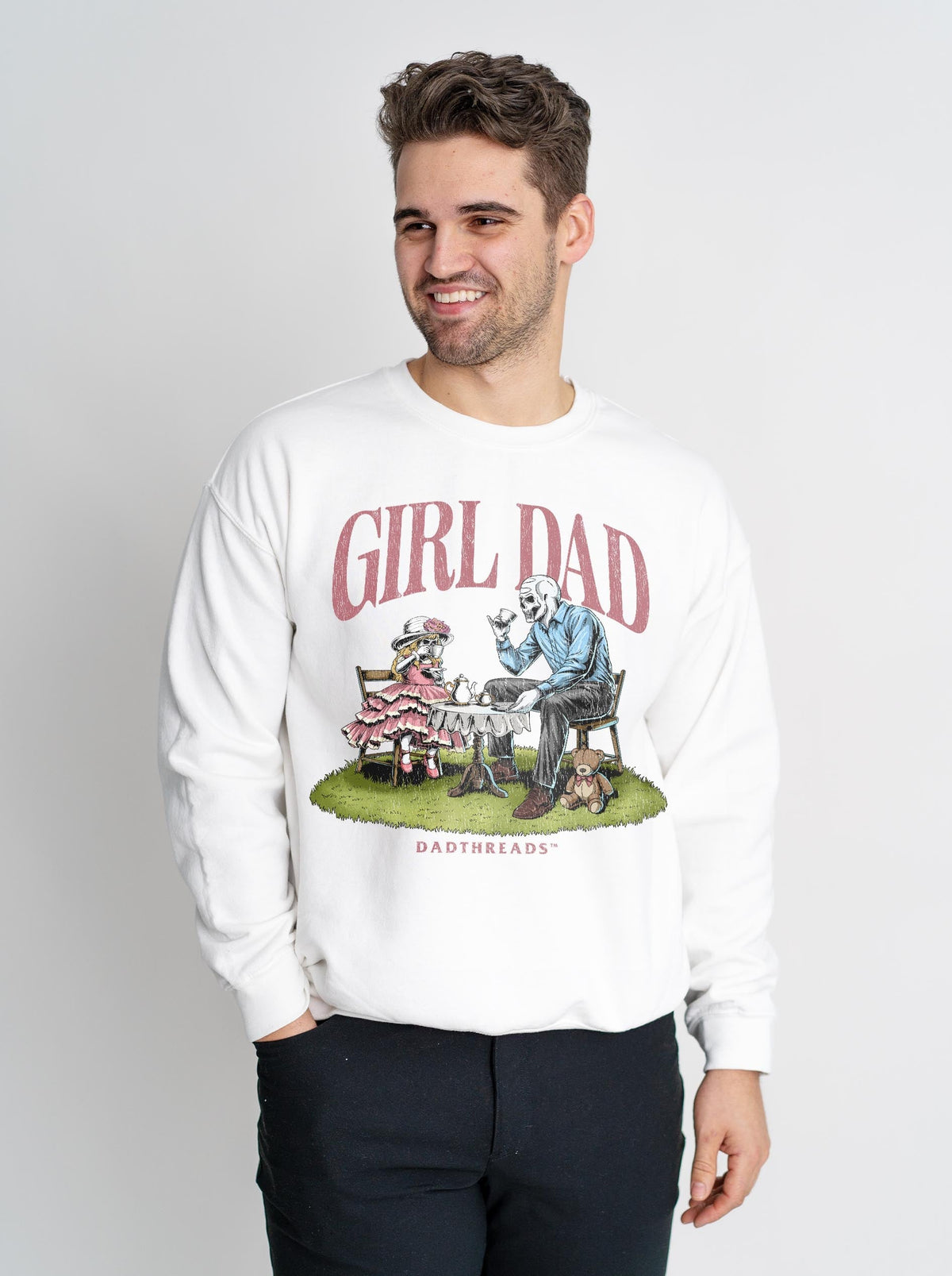 GIRL DAD v1 - CREWNECK SWEATSHIRT product image 2