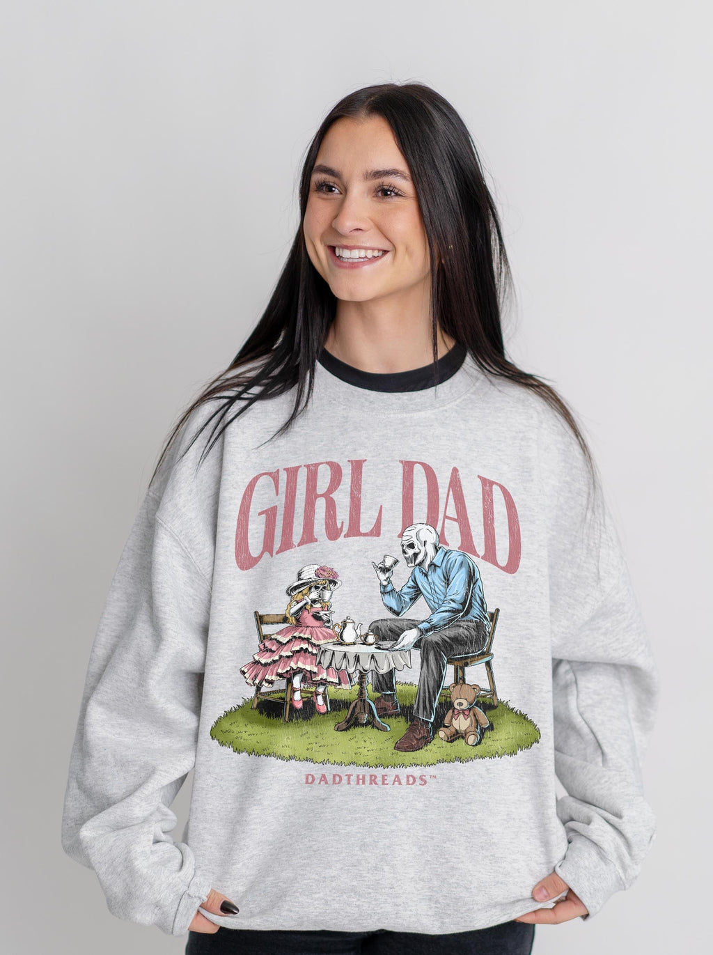 GIRL DAD v1 - CREWNECK SWEATSHIRT product image 8