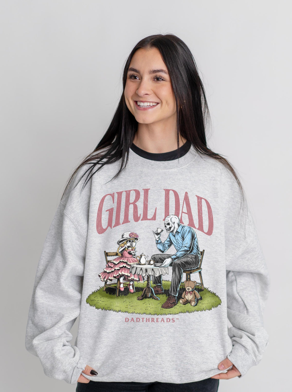 GIRL DAD v1 - CREWNECK SWEATSHIRT product image 8