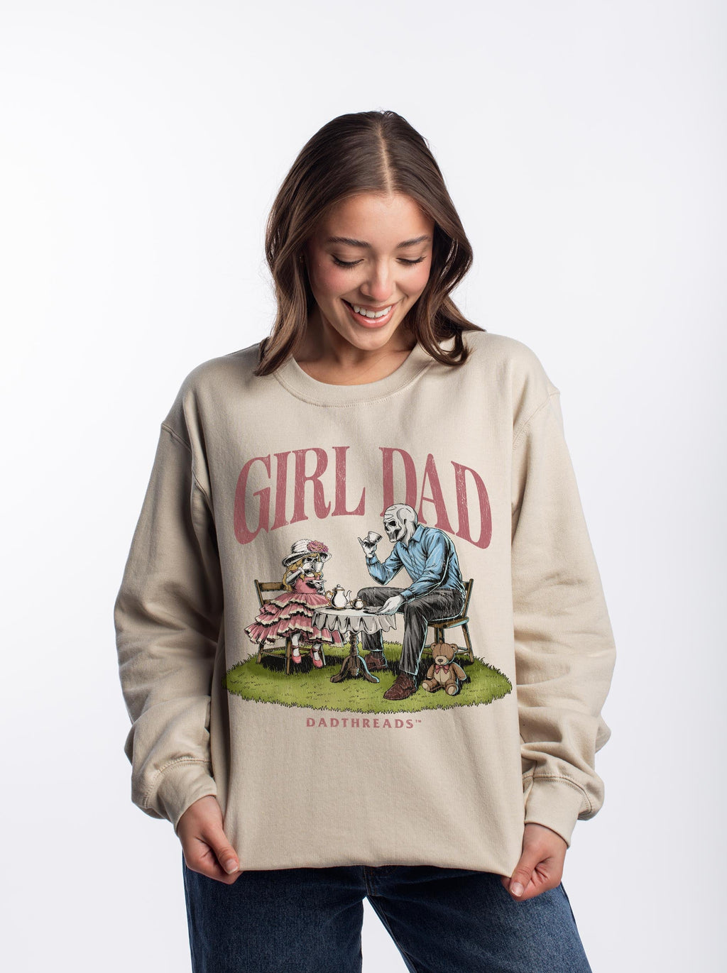 GIRL DAD v1 - CREWNECK SWEATSHIRT product image 6
