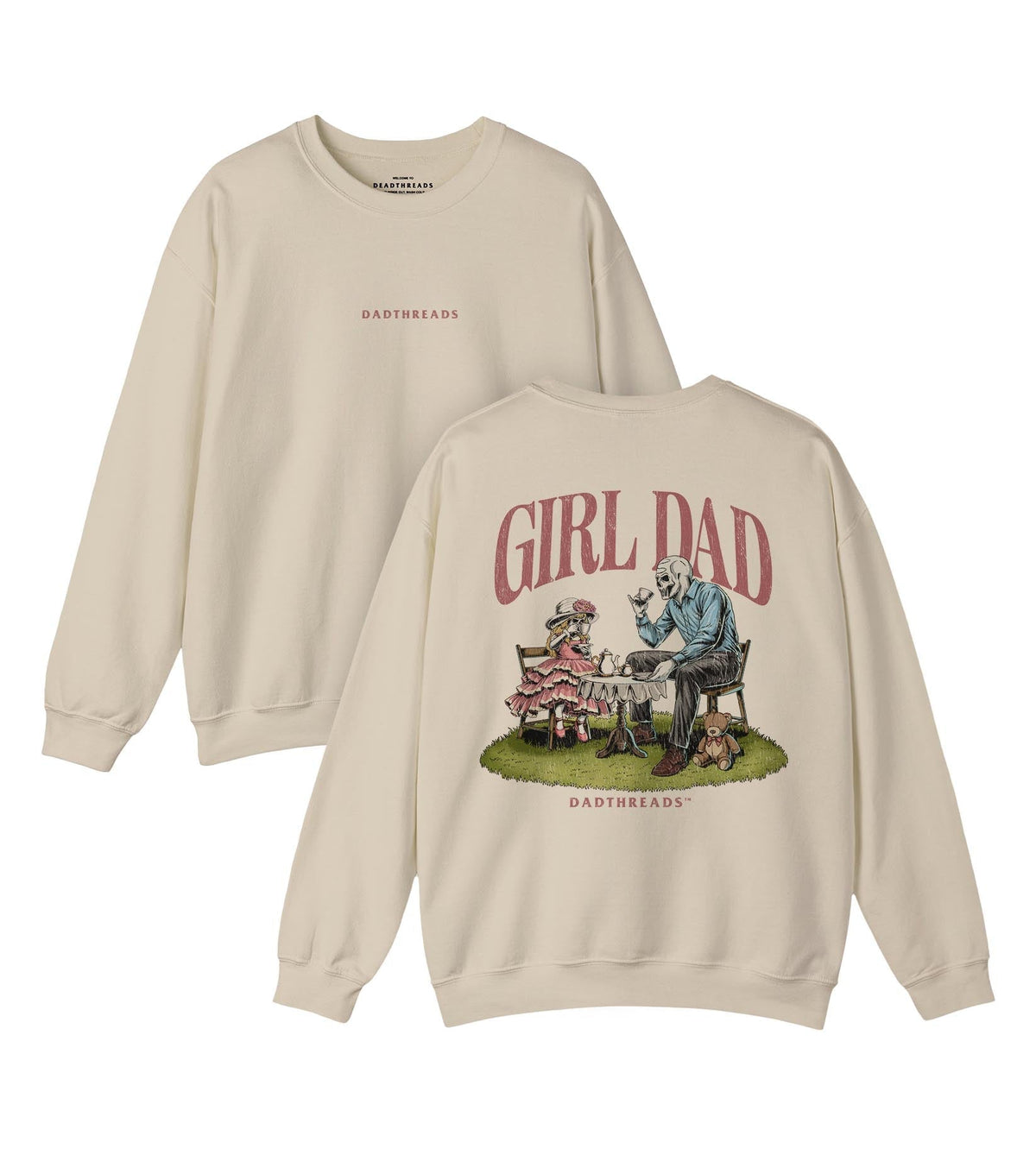 GIRL DAD v1 - “DT ESSENTIAL" CREWNECK SWEATSHIRT product image 3
