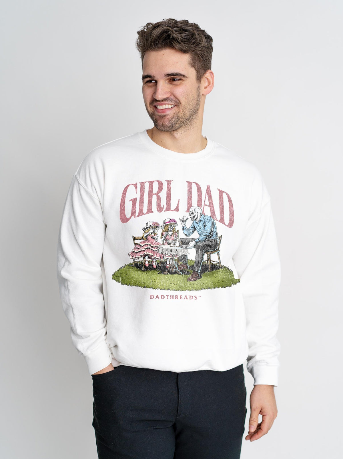 GIRL DAD v2 - CREWNECK SWEATSHIRT product image 3