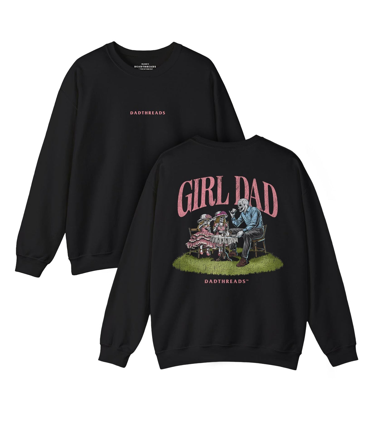 GIRL DAD v2 - “DT ESSENTIAL" CREWNECK SWEATSHIRT product image 1