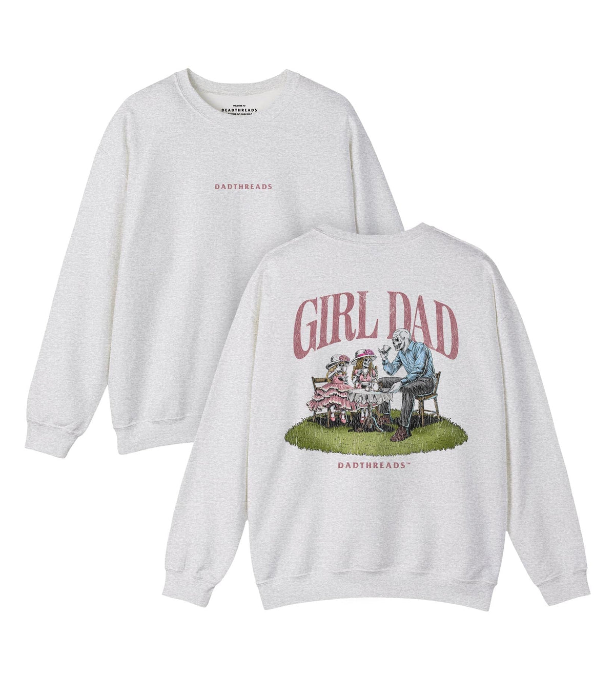 GIRL DAD v2 - “DT ESSENTIAL" CREWNECK SWEATSHIRT product image 4
