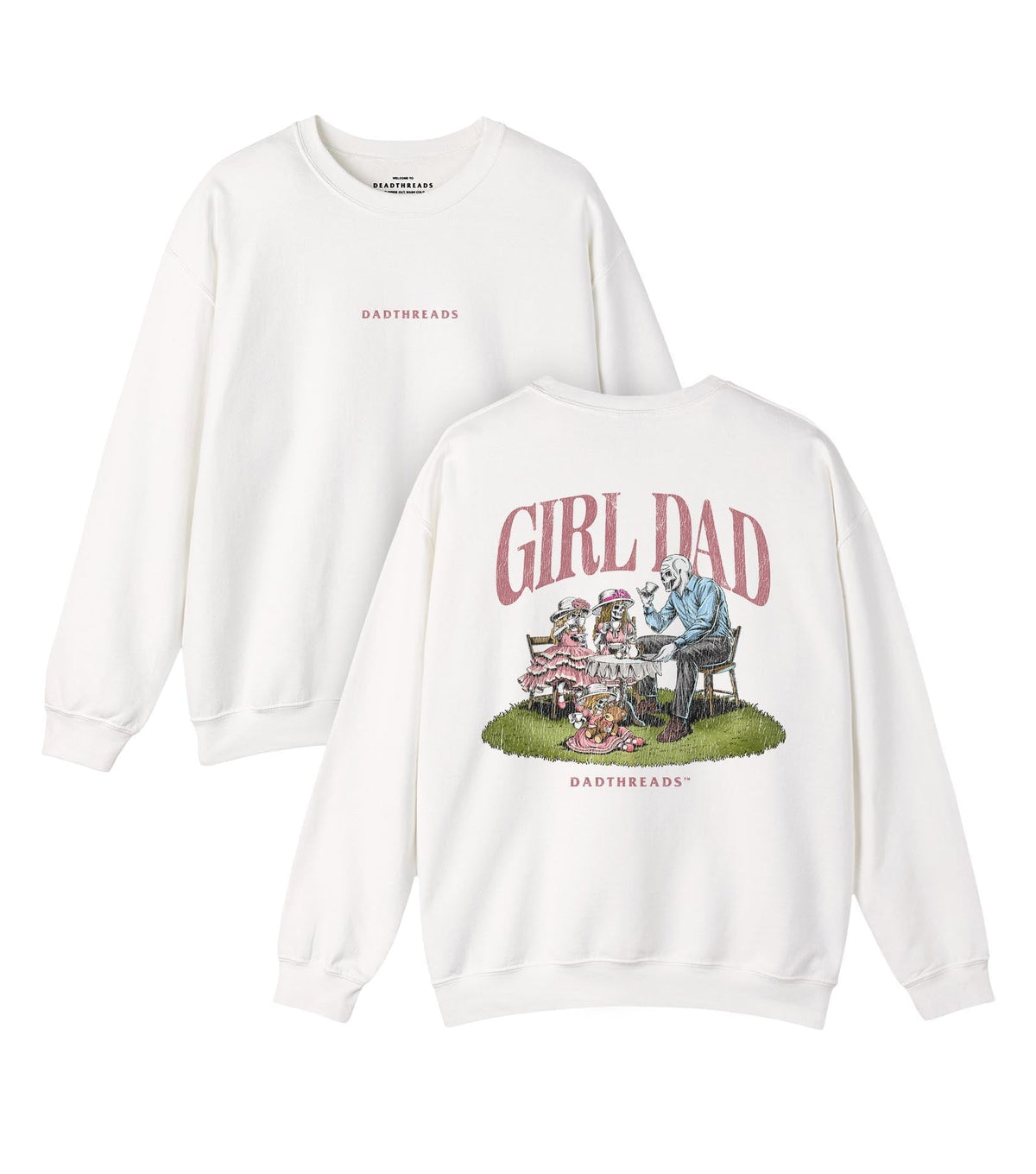 GIRL DAD v3 - “DT ESSENTIAL" CREWNECK SWEATSHIRT product image 2