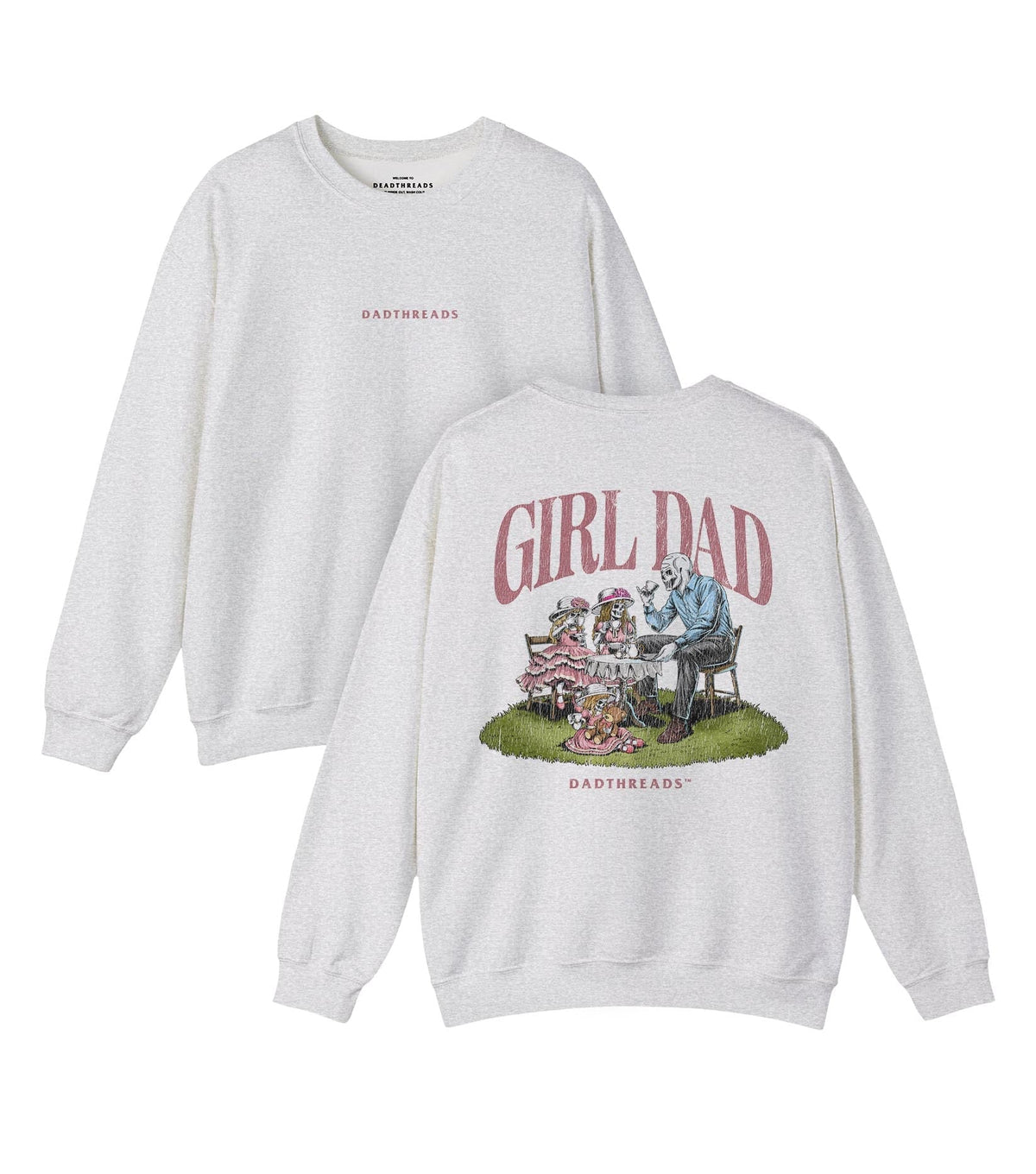 GIRL DAD v3 - “DT ESSENTIAL" CREWNECK SWEATSHIRT product image 4