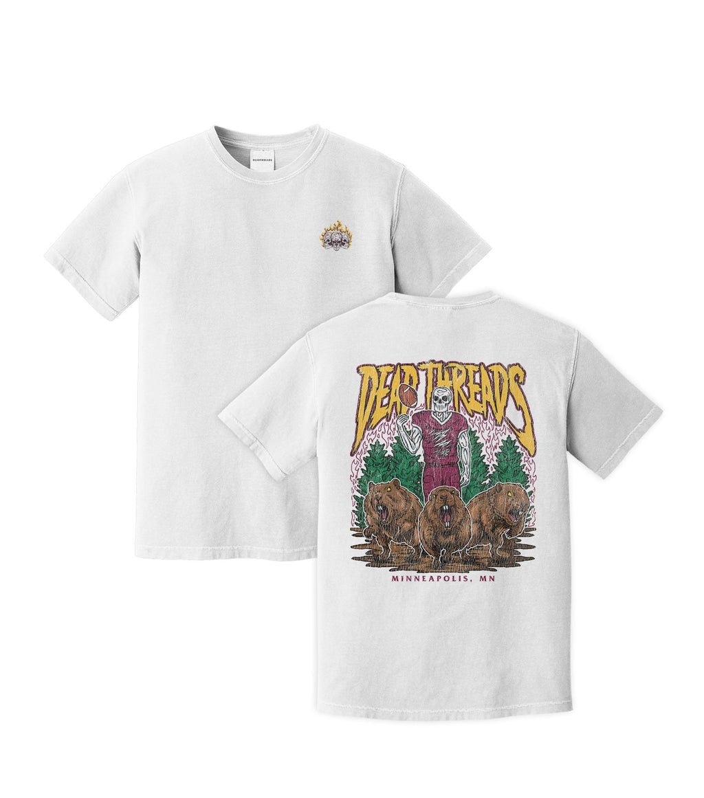 MINNEAPOLIS FOOTBALL - “3 SKULL” PREMIUM T-SHIRT product image 7