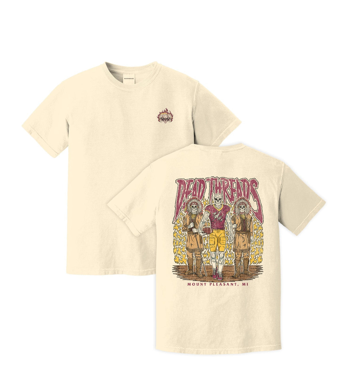 MOUNT PLEASANT FOOTBALL - “3 SKULL” PREMIUM T-SHIRT product image 10