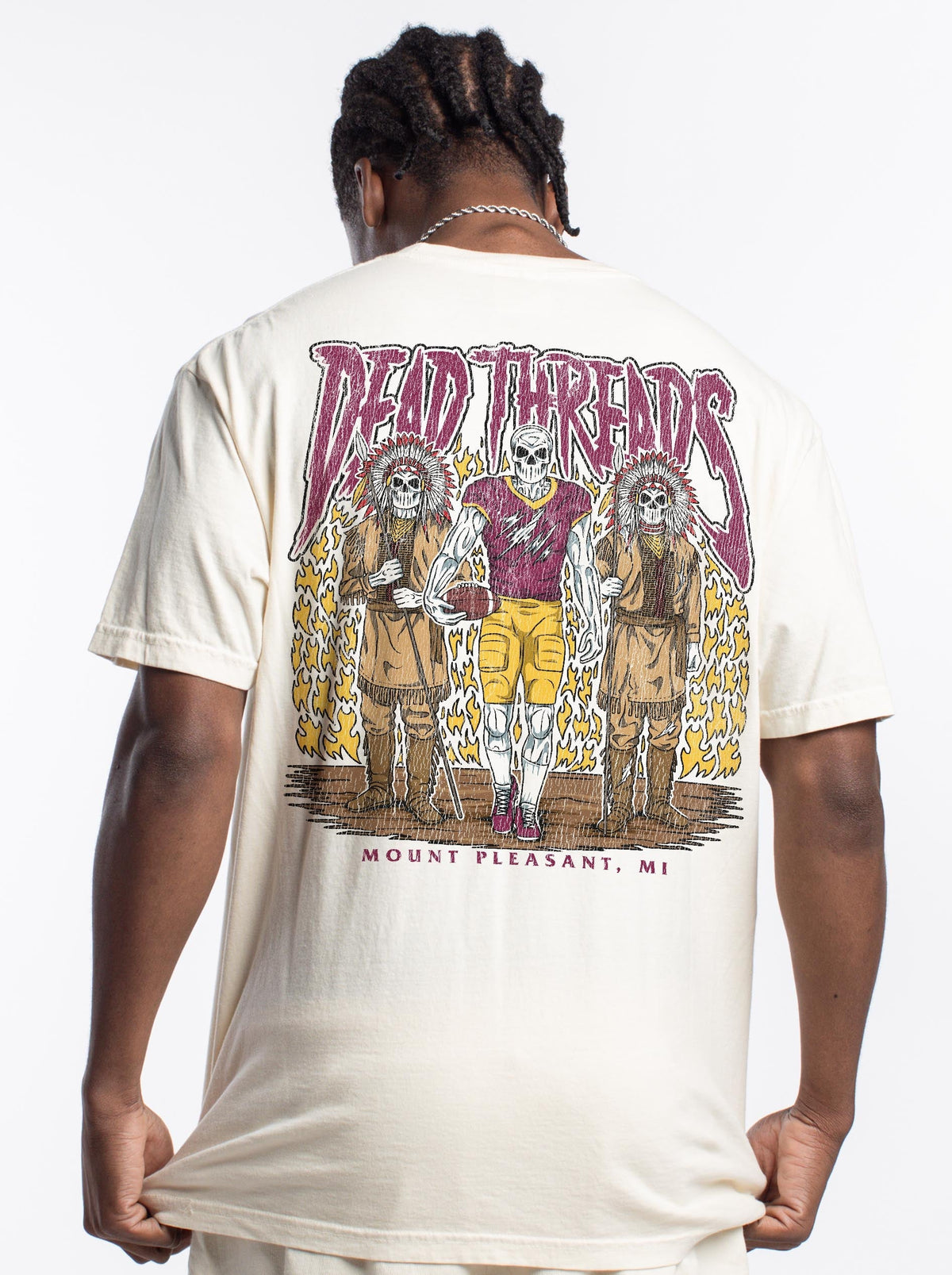 MOUNT PLEASANT FOOTBALL - “3 SKULL” PREMIUM T-SHIRT product image 13