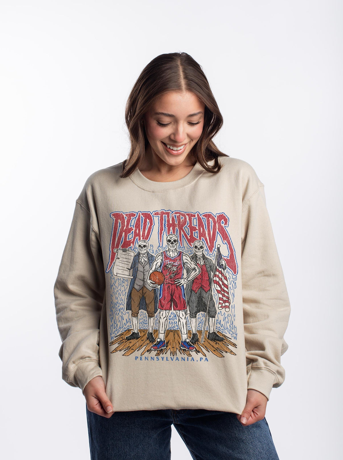 PHILADELPHIA BASKETBALL - CREWNECK SWEATSHIRT product image 6