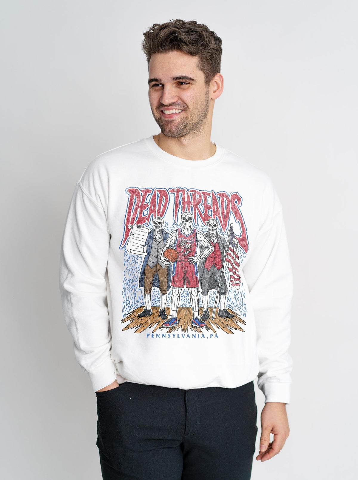 PHILADELPHIA BASKETBALL - CREWNECK SWEATSHIRT product image 4