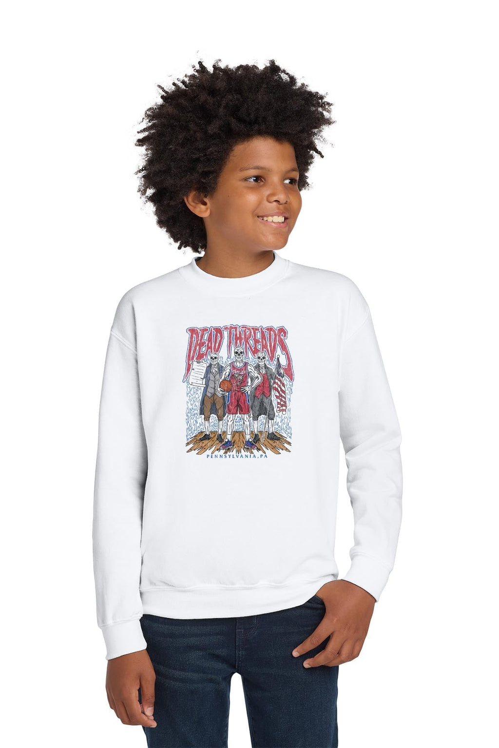 PHILADELPHIA BASKETBALL - KIDS CREWNECK SWEATSHIRT product image 4