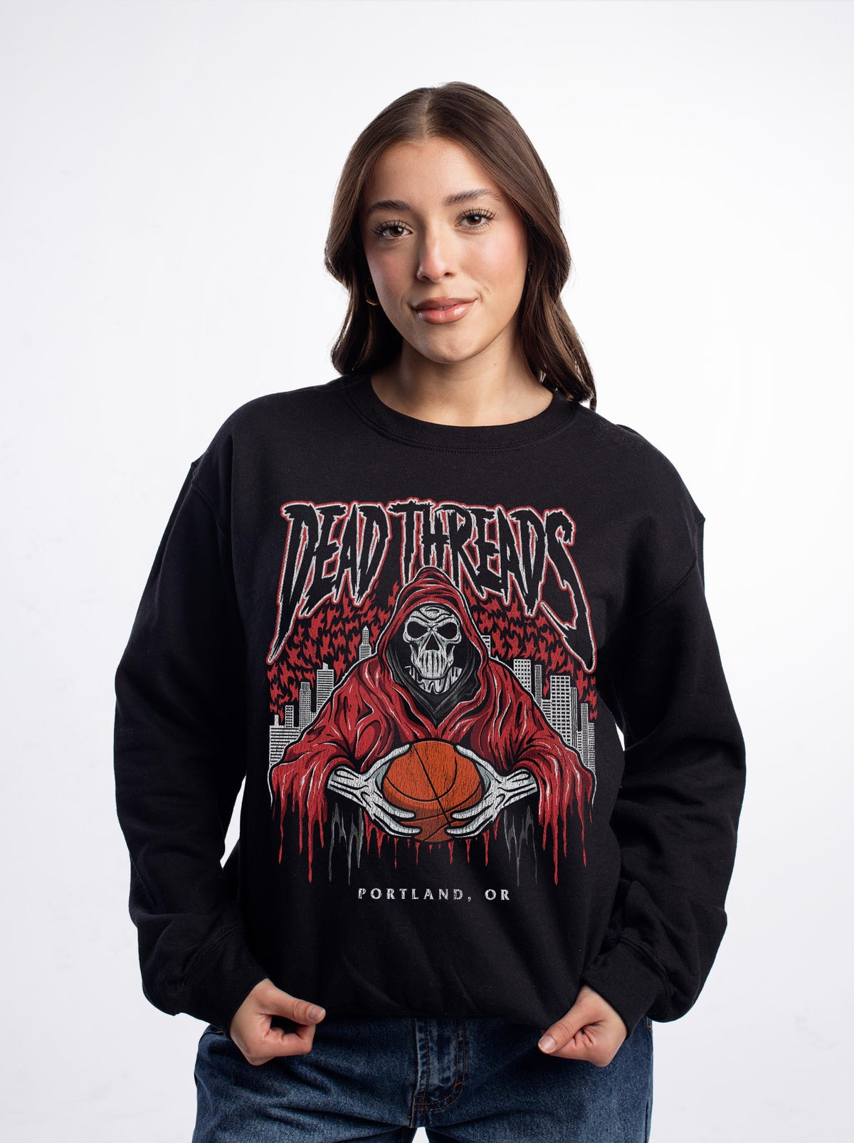 PORTLAND BASKETBALL - CREWNECK SWEATSHIRT product image 2